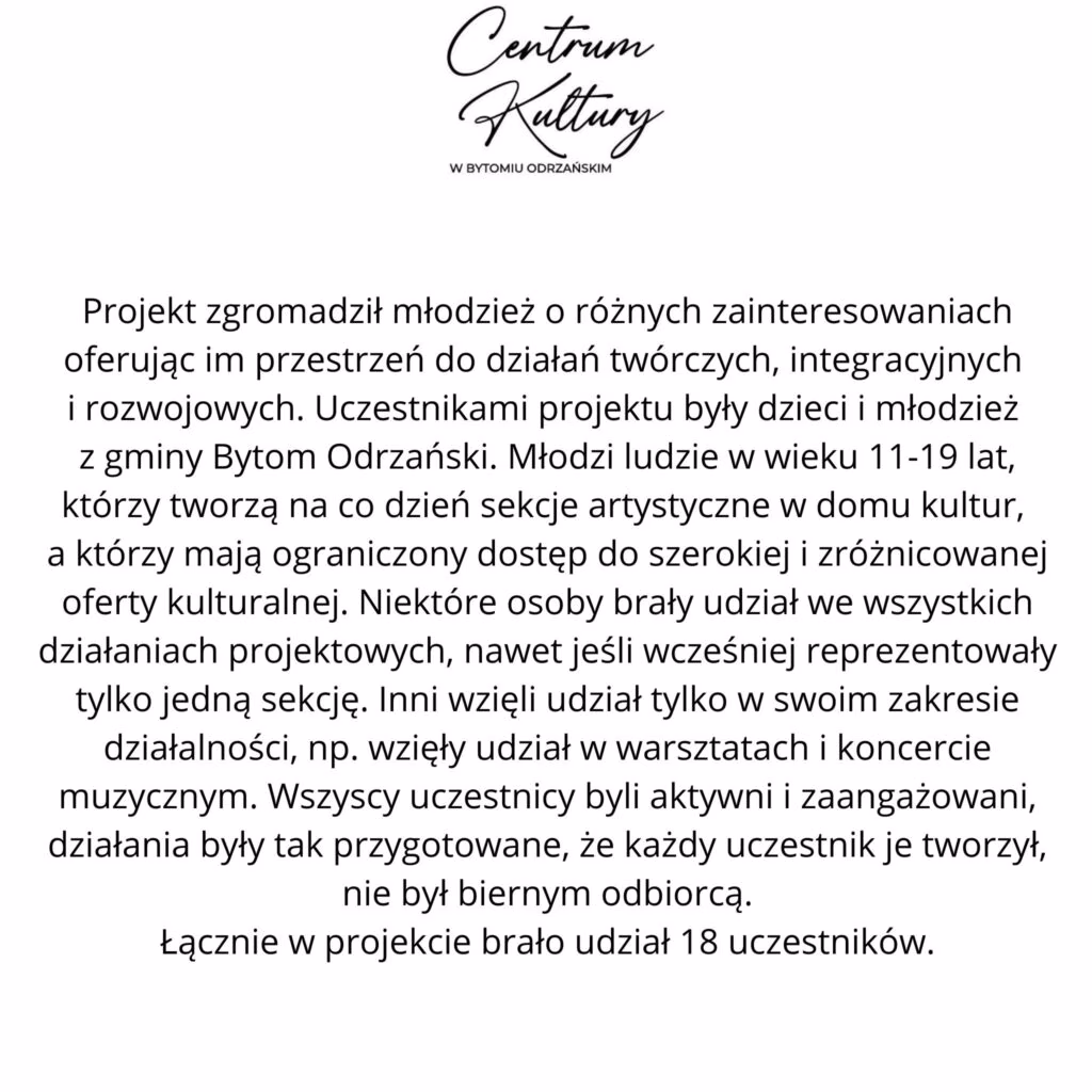 Fotografia z realizacji programu Bardzo Młoda Kultura – zdjęcie 3