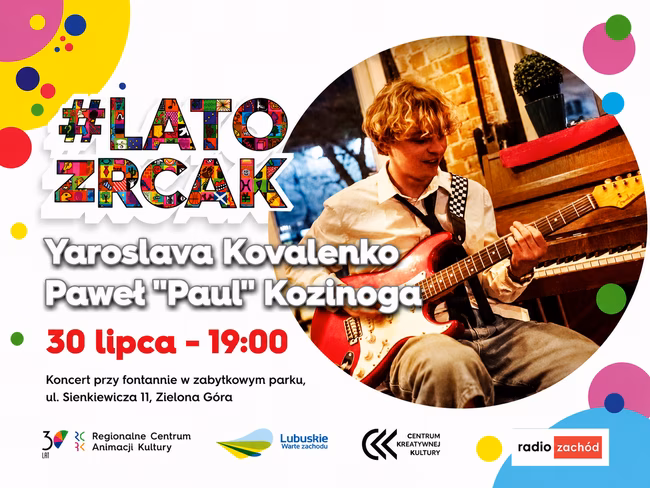 Plakat - koncert #LATOzRCAK 30 lipca 2026.