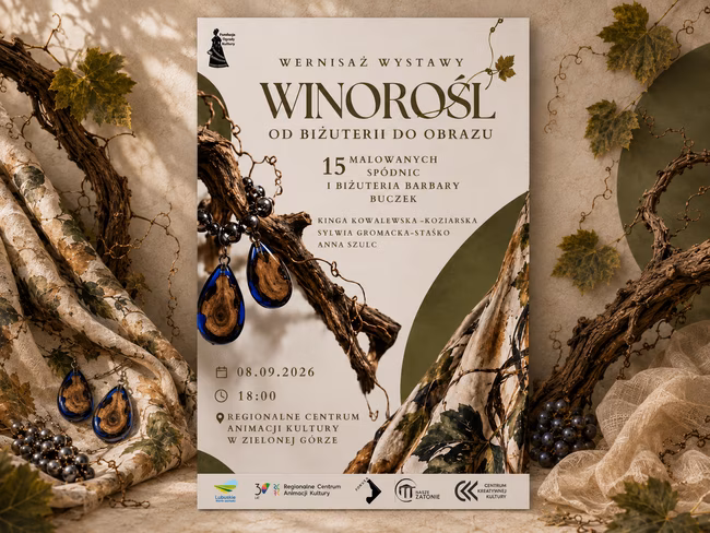 Winorośl – od biżuterii do obrazu