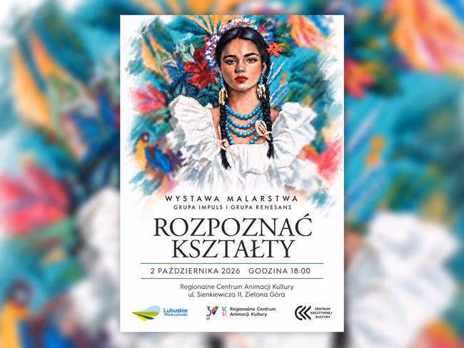 „Rozpoznać kształty” – wystawa sekcji malarstwa w Regionalnym Centrum Animacji Kultury