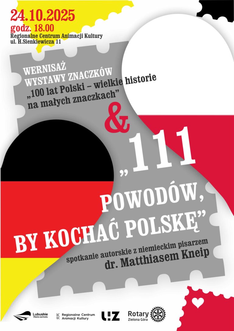 „111 powodów, by kochać Polskę” – spotkaniem autorskie z niemieckim pisarzem dr. Matthiasem Kneip