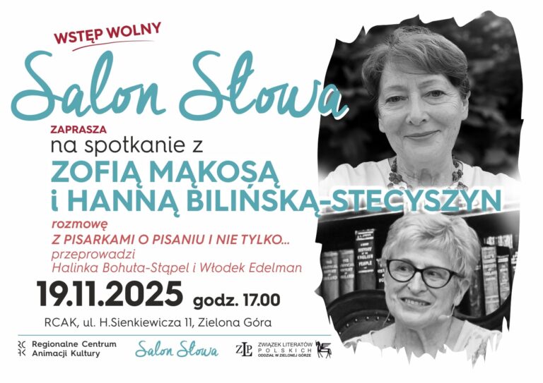 Salon Słowa zaprasza – 19 listopada 2025 o godz. 17:00!